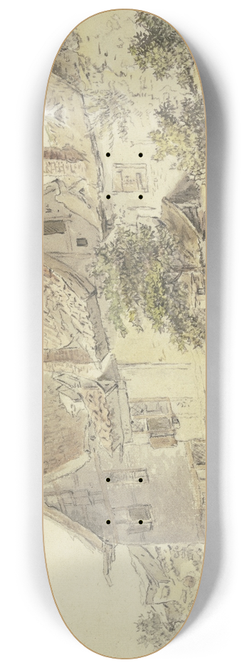 Emanuel Murant - In front of a farmstead 8.25 inch art skate deck