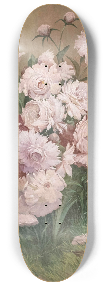 Emil Czech - Blumenstck mit Pfingstrosen 8.25 inch art skate deck