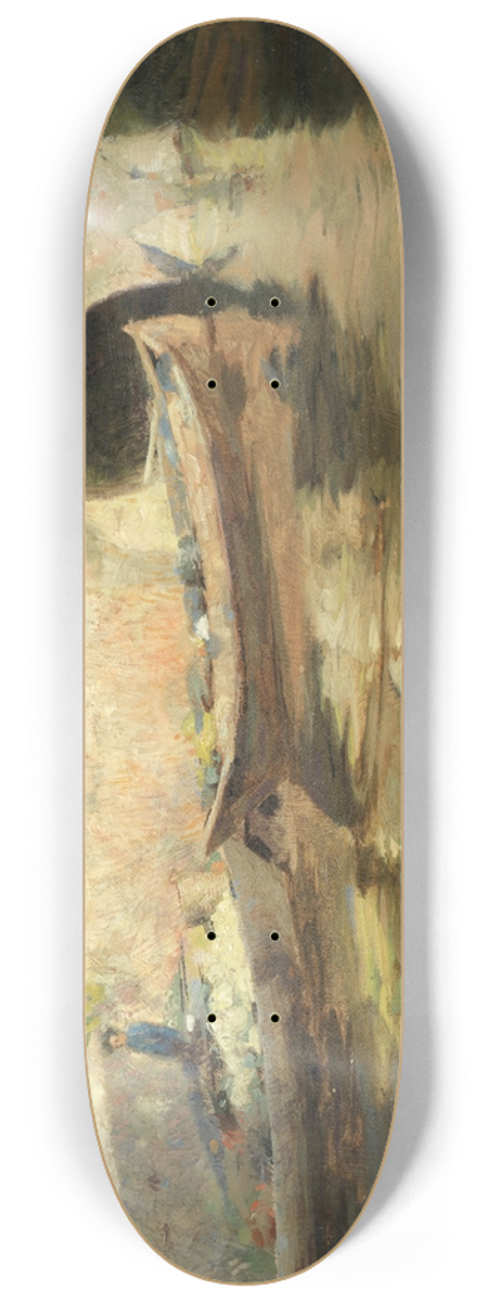 Frederick Hall - Bridge at Alkmaar 8.25 inch art skate deck