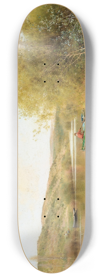 Emilio Snchez-Perrier - On the river 8.25 inch art skate deck