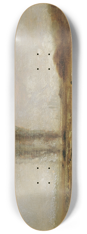 Emil Jakob Schindler - Moorlandschaft bei Lundenburg 8.25 inch art skate deck