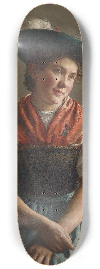 Emil Rau - Dirndl in Sonntagstracht 8.25 inch art skate deck