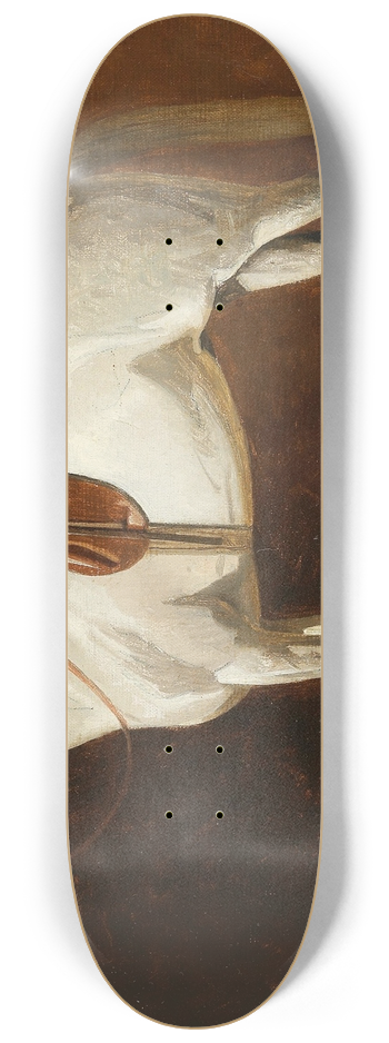 Emil Volkers - A White Horse 8.25 inch art skate deck