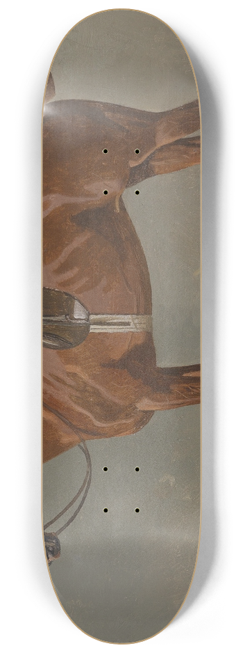 Emil Volkers - Brauner gesattelt im Stall 8.25 inch art skate deck
