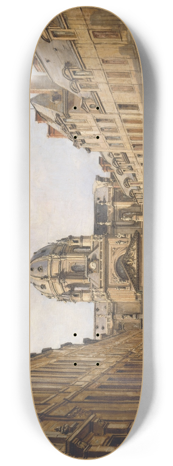 Emmanuel Lansyer - La Cour de lancienne Sorbonne 8.25 inch art skate deck