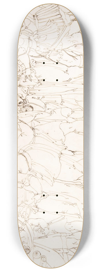 Ercole Setti - Vendor of Horoscopes 8.25 inch art skate deck