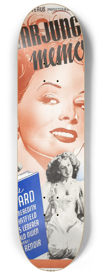 Eric Rohman - Diary of a Chambermaid 8.25 inch art skate deck