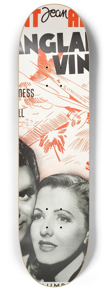 Eric Rohman - Only Angels Have Wings 8.25 inch art skate deck