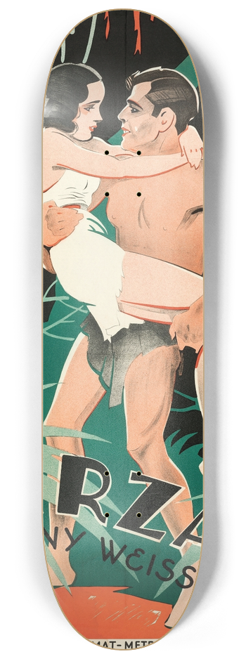 Eric Rohman - Tarzan the Ape Man 8.25 inch art skate deck