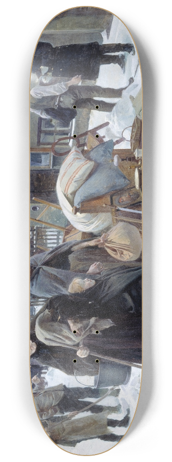 Erik Henningsen - Evicted Tenants 8.25 inch art skate deck