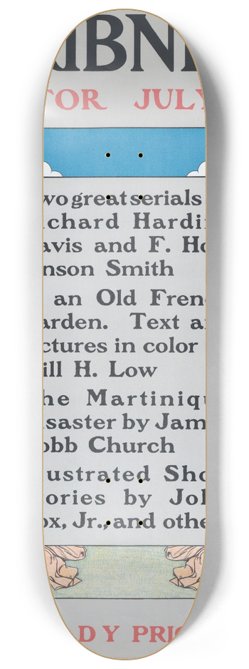 Ernest Haskell - Scribners for July 8.25 inch art skate deck