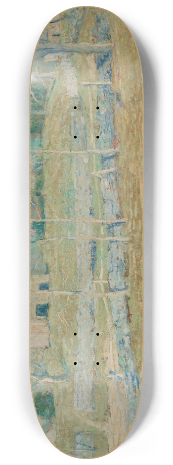 Ernest Lawson - An Abandoned Farm 8.25 inch art skate deck
