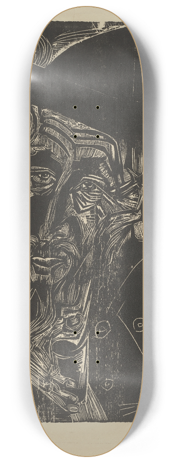 Ernst Ludwig Kirchner - Alter Berghirte 8.25 inch art skate deck
