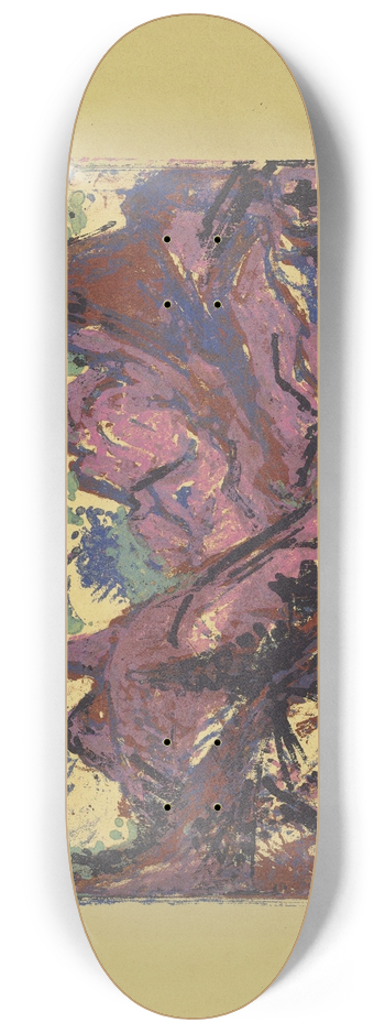 Ernst Ludwig Kirchner - Berge 8.25 inch art skate deck
