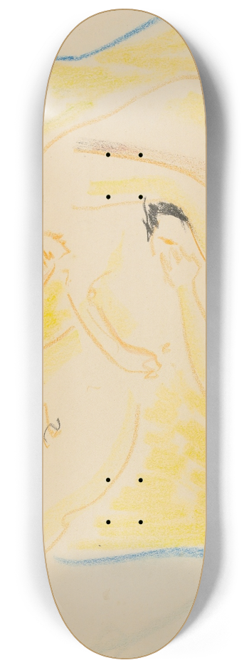 Ernst Ludwig Kirchner - Couple 8.25 inch art skate deck