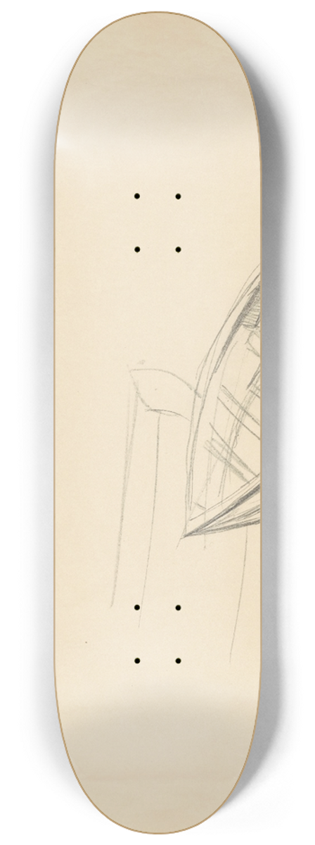 Frederick Porter - Sketchbook of Fred J Porter 8.25 inch art skate deck