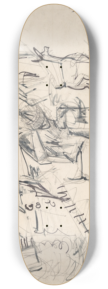 Ernst Ludwig Kirchner - Goatherd with Goats 8.25 inch art skate deck
