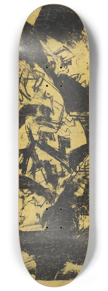 Ernst Ludwig Kirchner - Knabe mit Katze 8.25 inch art skate deck