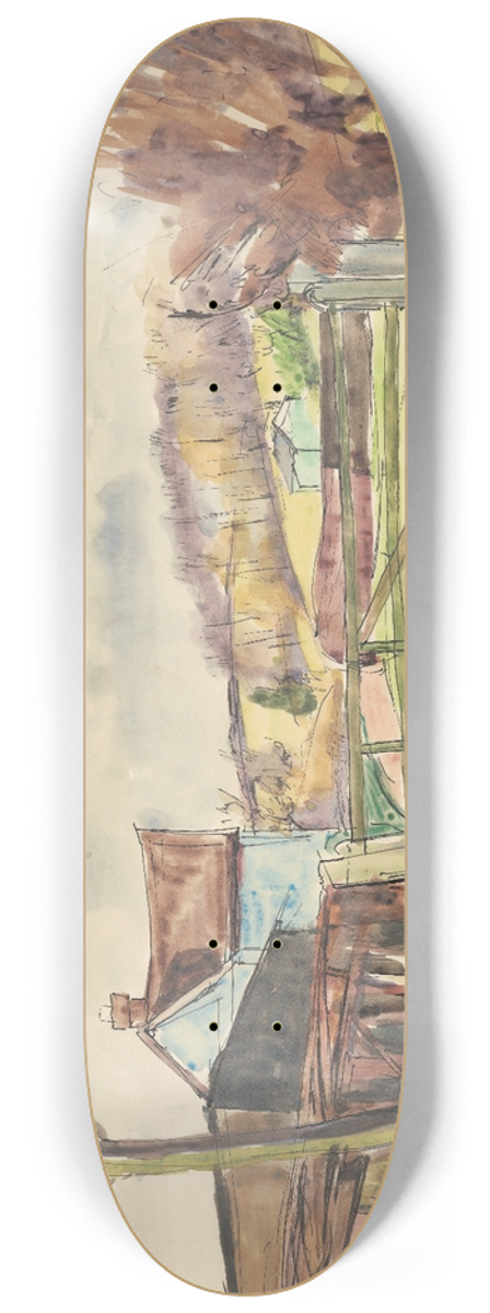 Frederick Porter - Sketchbook of Fred J Porter #15 8.25 inch art skate deck