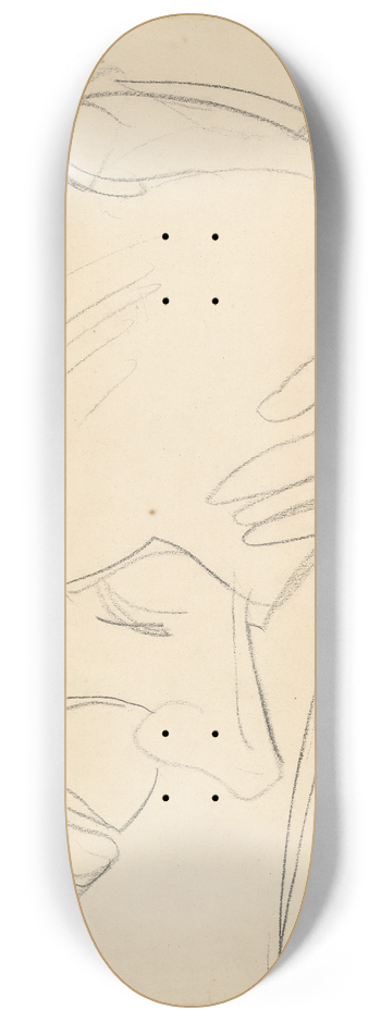 Ernst Ludwig Kirchner - Portrt 8.25 inch art skate deck