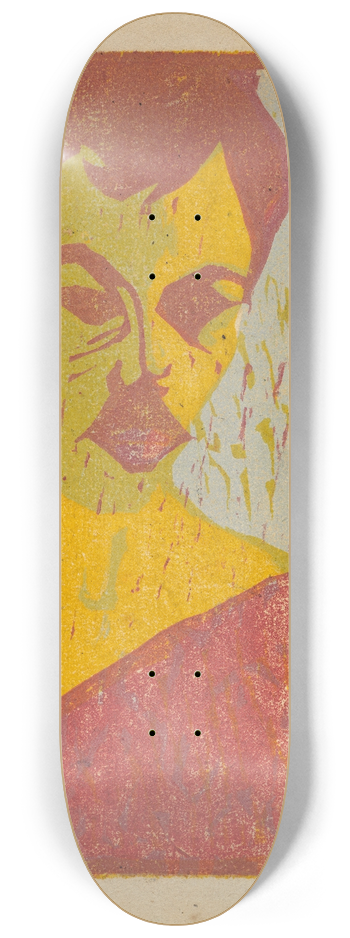 Ernst Ludwig Kirchner - Selbstportrt 8.25 inch art skate deck
