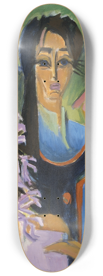 Ernst Ludwig Kirchner - Sunday in the Alps 8.25 inch art skate deck