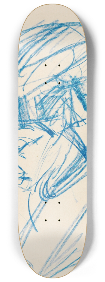 Ernst Ludwig Kirchner - Weiblicher Kopf 8.25 inch art skate deck