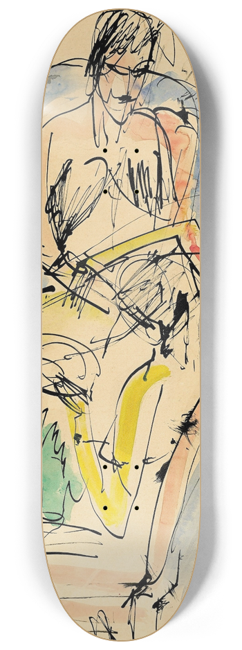 Ernst Ludwig Kirchner - Womens Siesta 8.25 inch art skate deck