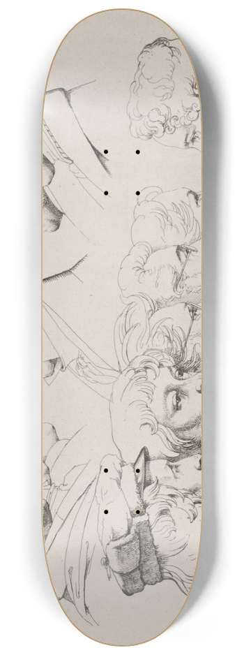 Ernst Meyer - 12 Portrtter Rom 1825 8.25 inch art skate deck