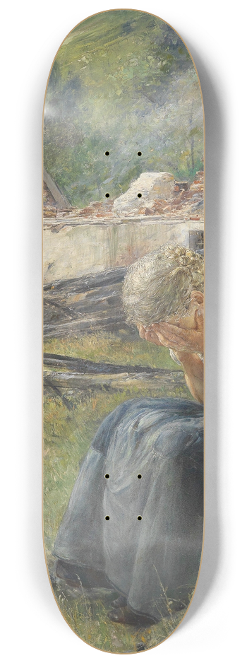 Ernst Nowak - Am Tag danach 8.25 inch art skate deck