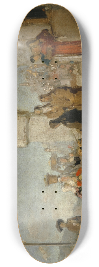 Ernst Stckelberg - Study for Saint Marys Day 8.25 inch art skate deck