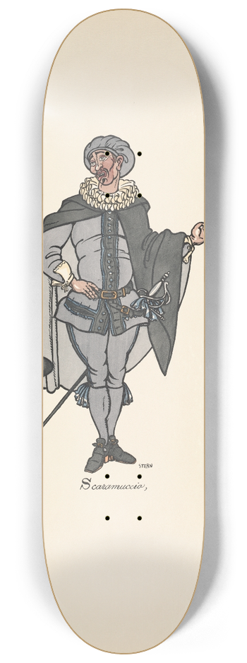 Ernst Stern - Scaramuccio 8.25 inch art skate deck