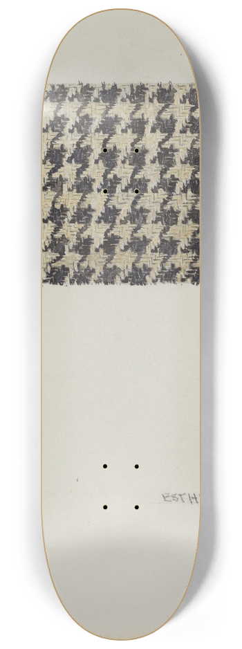 Esther Martindale - Wool Cloth 8.25 inch art skate deck