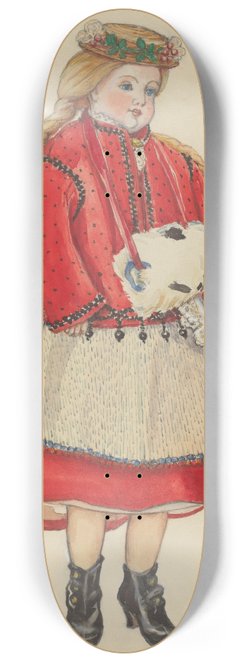 Esther Peck - Doll 8.25 inch art skate deck
