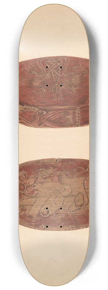 Ethel Clarke - Bishop Hill  Bridal Box 8.25 inch art skate deck