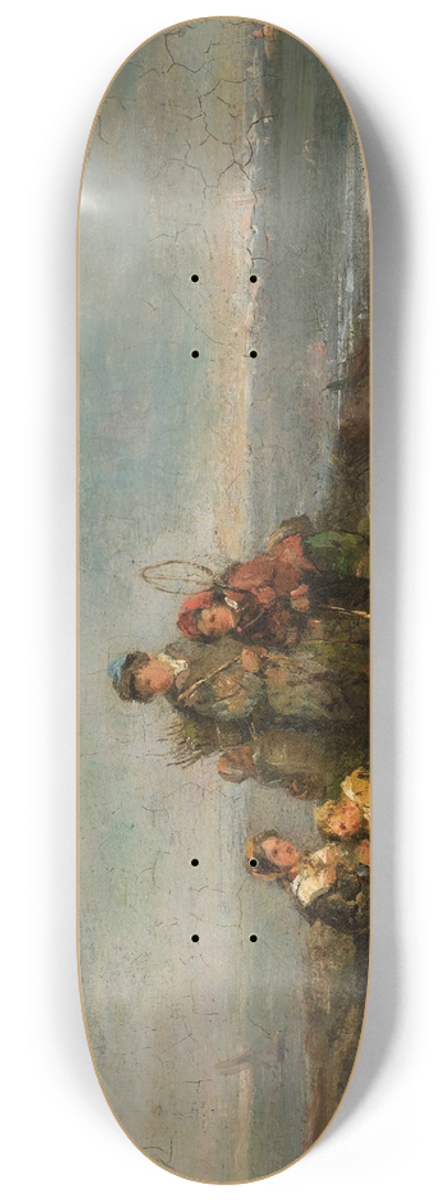 Aleksander Kotsis - Children in the field 8.25 inch art skate deck