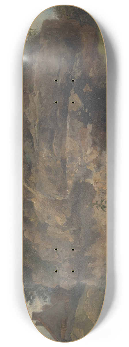 Frederick Waters Watts - Rocky Hillside 8.25 inch art skate deck