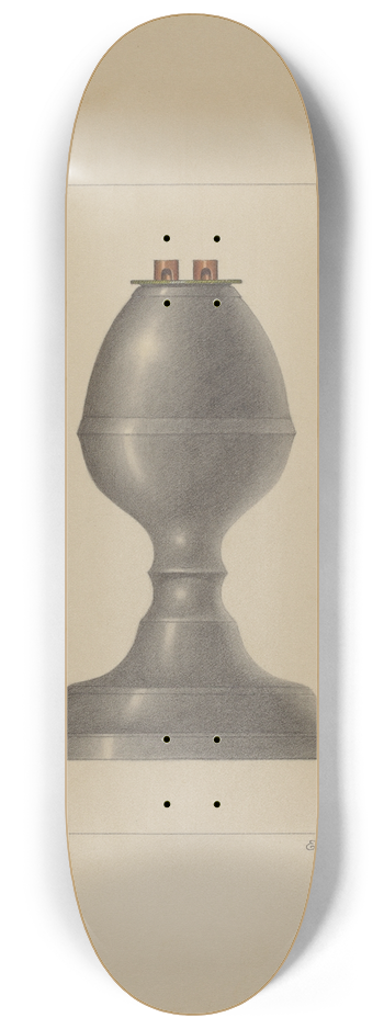 Eugene Barrell - Lamp 8.25 inch art skate deck