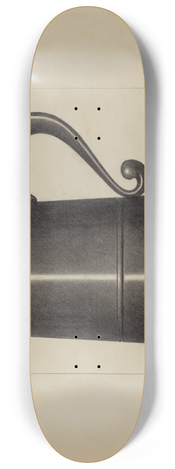Eugene Barrell - Pewter Mug 8.25 inch art skate deck