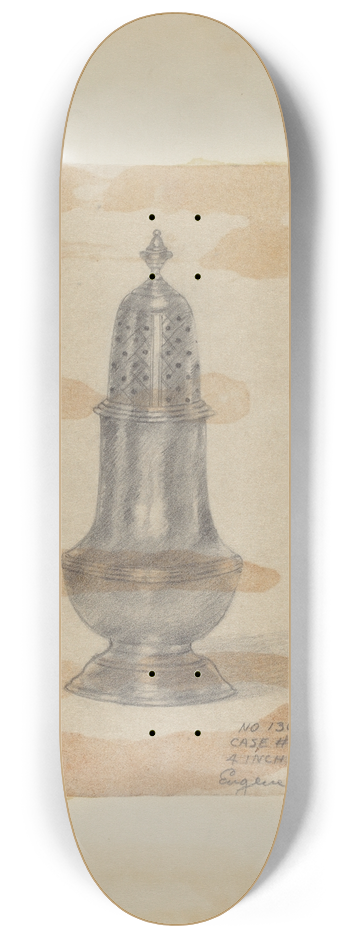 Eugene Barrell - Silver Shaker 8.25 inch art skate deck