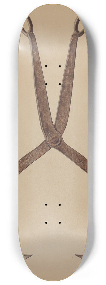 Eugene Bartz - Ice Tongs 8.25 inch art skate deck