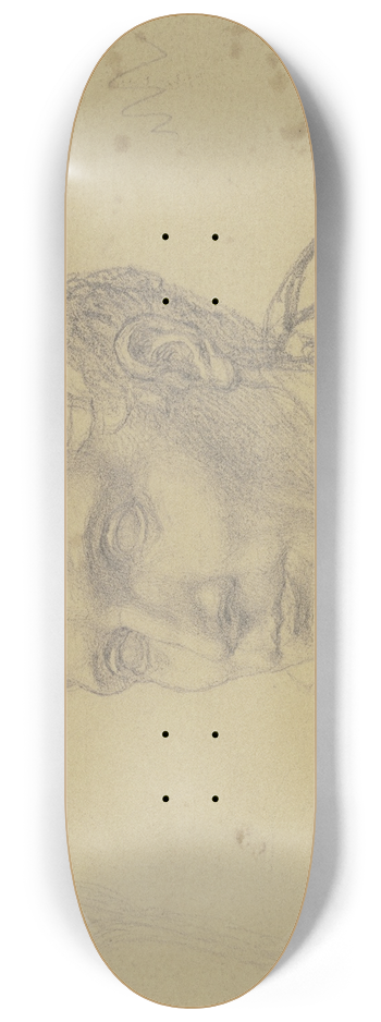 Eugen Eduard Schffer - Bildnis des Peter von Cornelius 8.25 inch art skate deck