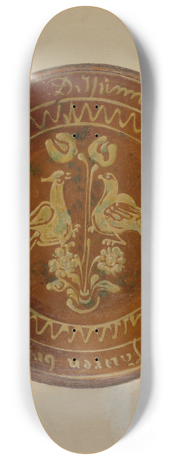 Eugene Shellady - Pa. German Dish 8.25 inch art skate deck