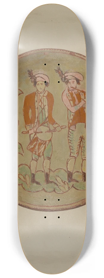 Eugene Shellady - Pa. German Plate 8.25 inch art skate deck