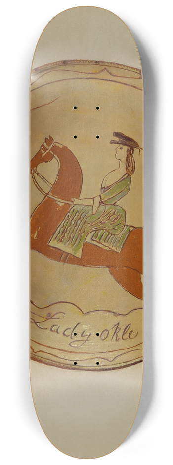 Eugene Shellady - Pie Plate 8.25 inch art skate deck