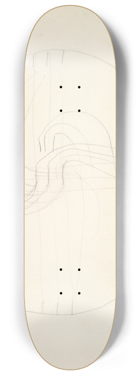 Frederic Leighton - Circular Diagram 8.25 inch art skate deck