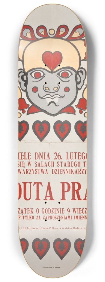 Eugeniusz Ludwik Dbrowa-Dbrowski - Reduta Prasy 8.25 inch art skate deck