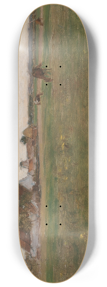 Eugen Jettel - Abendlandschaft 8.25 inch art skate deck