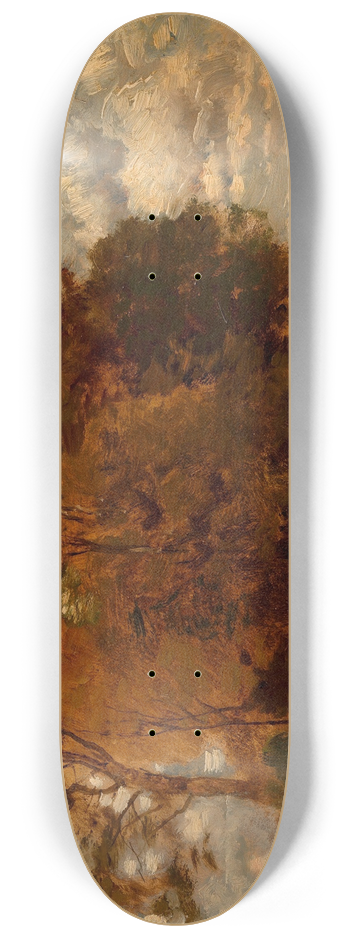 Eugen Jettel - Aulandschaft mit Khen 8.25 inch art skate deck