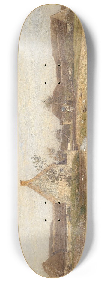 Eugen Jettel - Eingang zum Dorf Cayeux 8.25 inch art skate deck